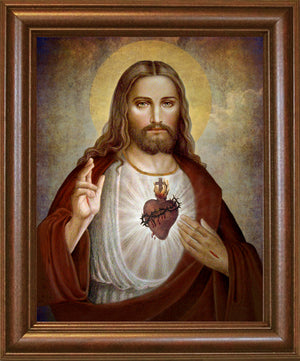 Sacred Heart of Jesus (B) Framed