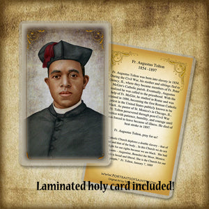 Fr. Augustus Tolton Plaque & Holy Card Gift Set