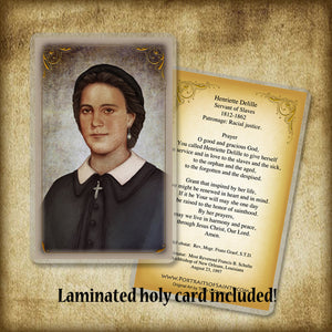 Henriette DeLille Plaque & Holy Card Gift Set