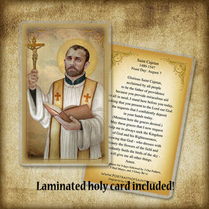 St. Cajetan Pendant & Holy Card Gift Set