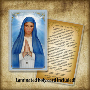 Our Lady of Kibeho Pendant & Holy Card Gift Set