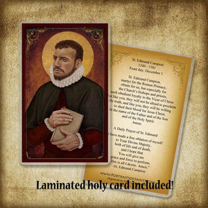 St. Edmund Campion Pendant & Holy Card Gift Set