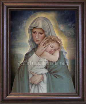 Madonna & Child (J) Framed