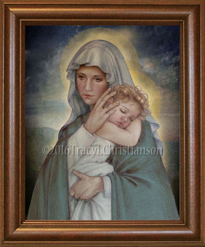 Madonna & Child (J) Framed