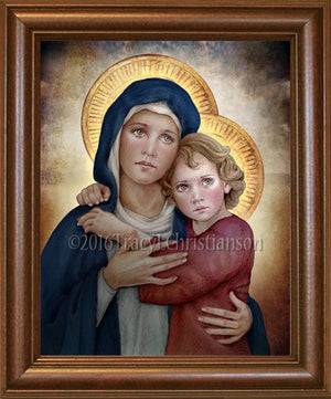 Madonna & Child (M) Framed Art