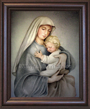 Madonna & Child (C) Framed