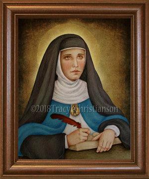 Mary of Agreda Framed