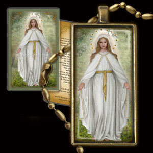 Our Lady of Champion Pendant & Holy Card Gift Set