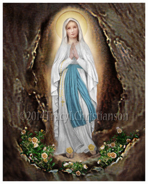Our Lady of Lourdes Print