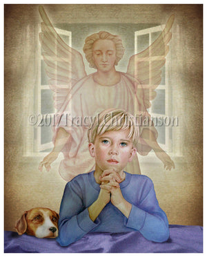 Guardian Angel/Boy Print