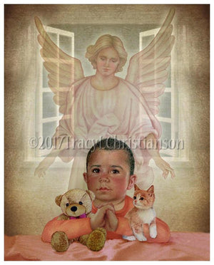 Guardian Angel/Boy (B) Print
