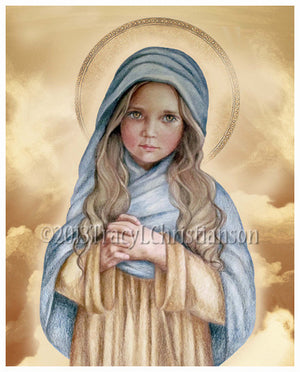 The Child Mary Print