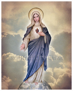 Immaculate Heart (full-length) Print