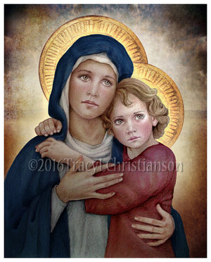 Madonna & Child (M) Print