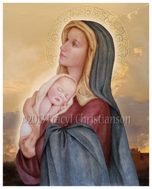 Madonna & Child (E) Print