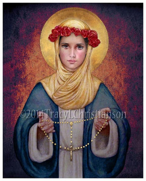 Our Lady of the Rosary Print