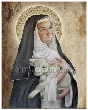 St. Agnes of Montepulciano Print