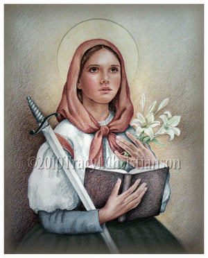 St. Dymphna Print