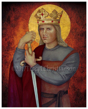 St. Eric IX, King of Sweden Print