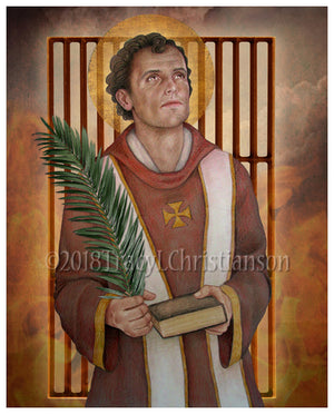 St. Lawrence of Rome Print