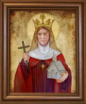 St. Audrey (Etheldreda) Framed