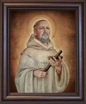 St. Bernard of Clairvaux Framed