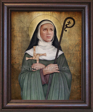 St. Brigid of Ireland Framed