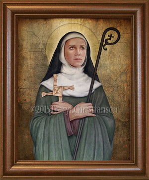 St. Brigid of Ireland Framed