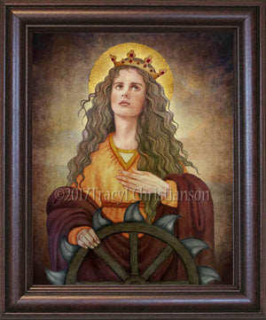 St. Catherine of Alexandria Framed