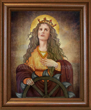 St. Catherine of Alexandria Framed