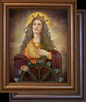 St. Catherine of Alexandria Framed