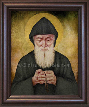 St. Charbel Makhlouf Framed