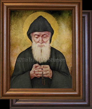 St. Charbel Makhlouf Framed