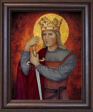 St. Eric IX, King of Sweden Framed
