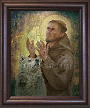 St. Francis of Assisi (B) Framed