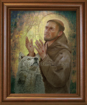 St. Francis of Assisi (B) Framed