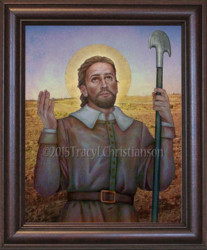 St. Isidore the Farmer Framed