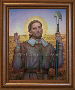 St. Isidore the Farmer Framed