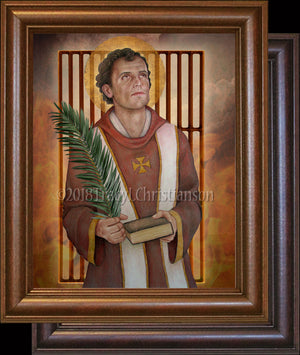 St. Lawrence of Rome Framed