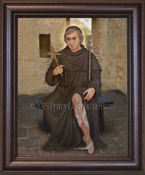 St. Peregrine Laziosi Framed
