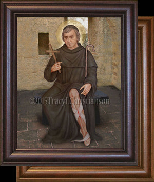 St. Peregrine Laziosi Framed