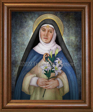 St. Beatrice of Silva Framed Art