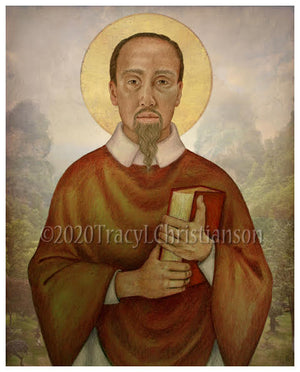 St. Augustine Zhao Rong Print