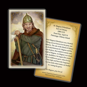 St. Magnus Erlendsson Holy Card