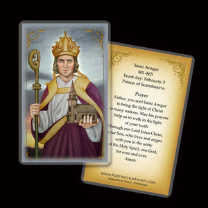 St. Ansgar Holy Card