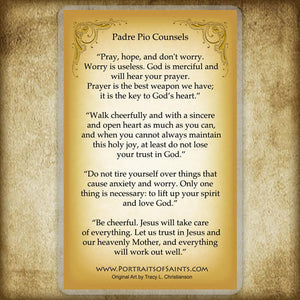 St. Padre Pio (C) Holy Card