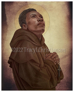 St. Benedict the Moor Print