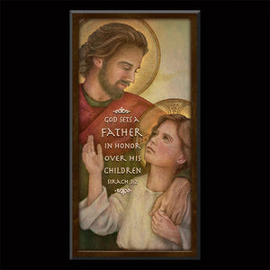 St. Joseph, Protector of Christ Inspirational Plaque