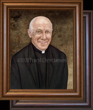 Fr. John Hardon Framed