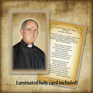 Bl. Fr. Giuseppe Puglisi Plaque & Holy Card Gift Set
